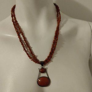 Red Jasper Boho Necklace